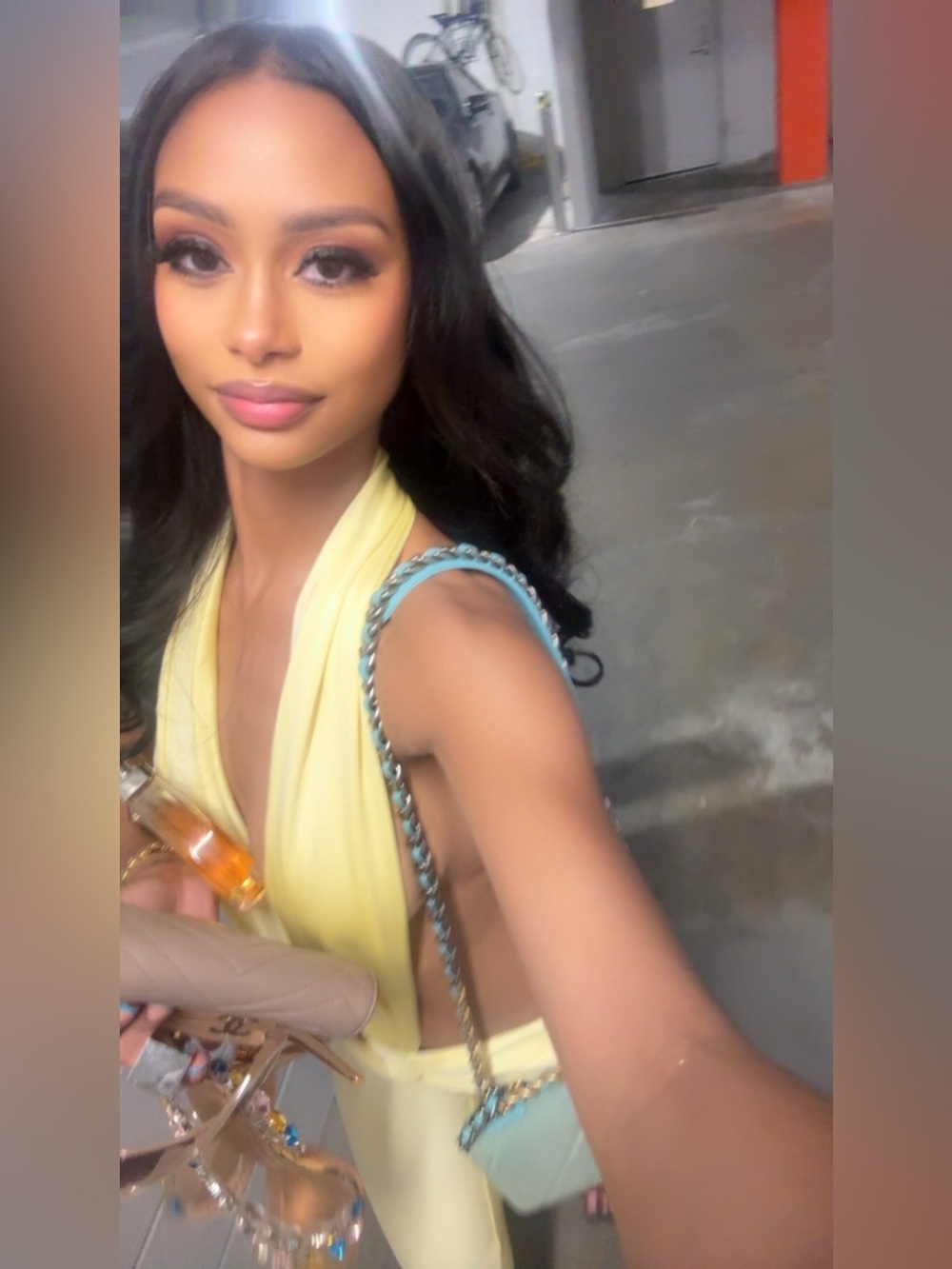 Yellow Halter Jumpsuit